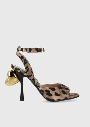Moschino Sandalias altas con logo MSC-MA1602A