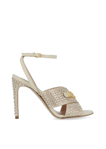 Moschino Sandalias altas con logo MSC-MA1647A