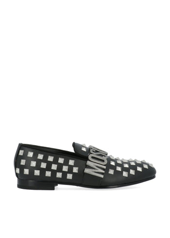 Moschino mocasines con logo Lettering MSC-MB10072