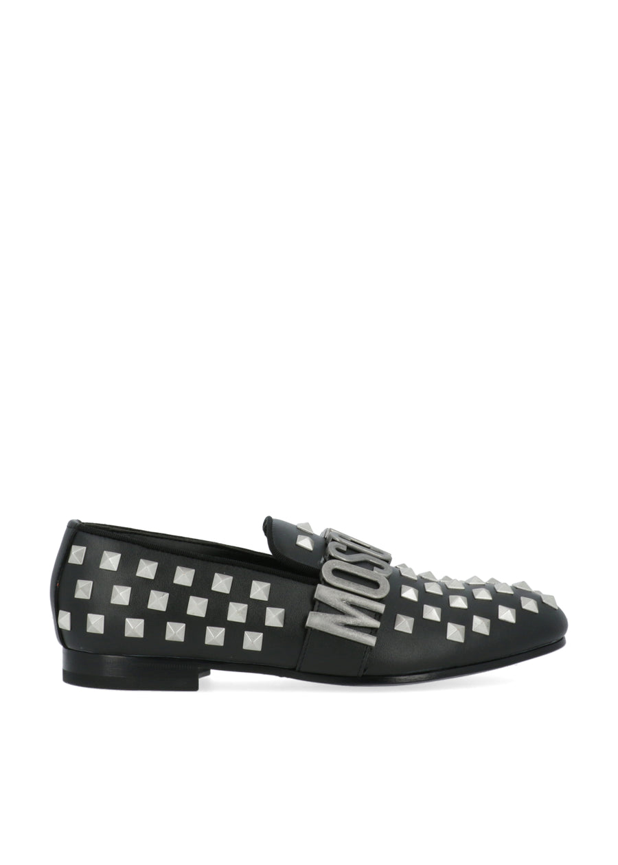Moschino mocasines con logo Lettering MSC-MB10072