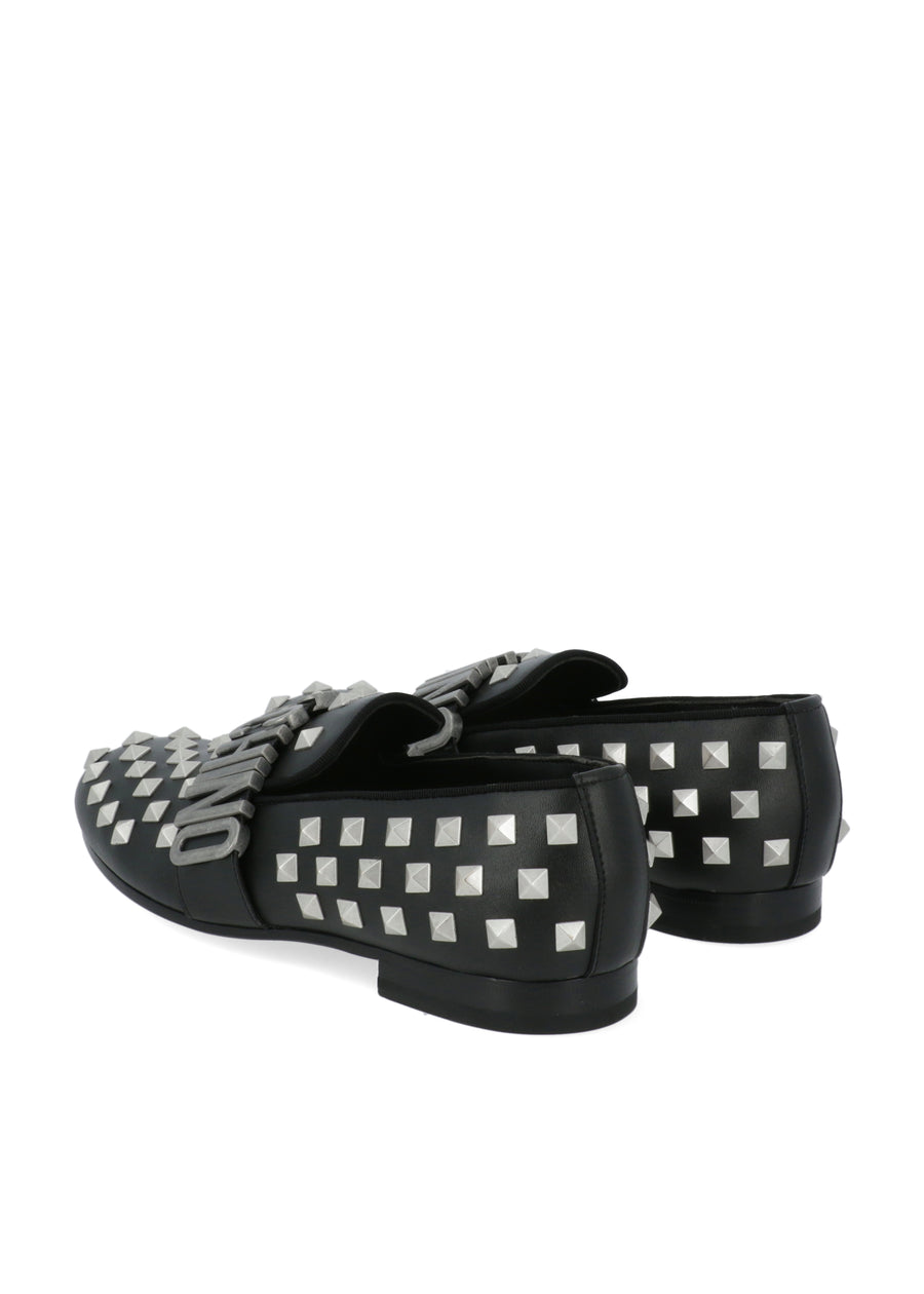 Moschino mocasines con logo Lettering MSC-MB10072