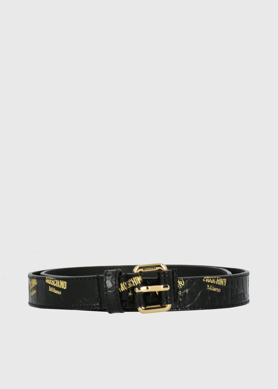Moschino Cinturon estampado MSC-MC6008P