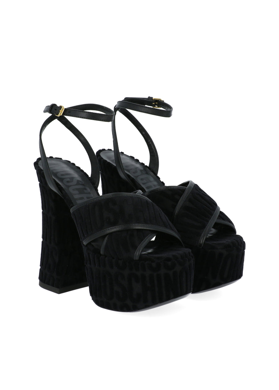 Moschino Plataformas Allover Logo MSC-MN1603E