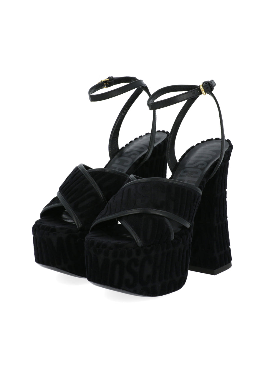 Moschino Plataformas Allover Logo MSC-MN1603E