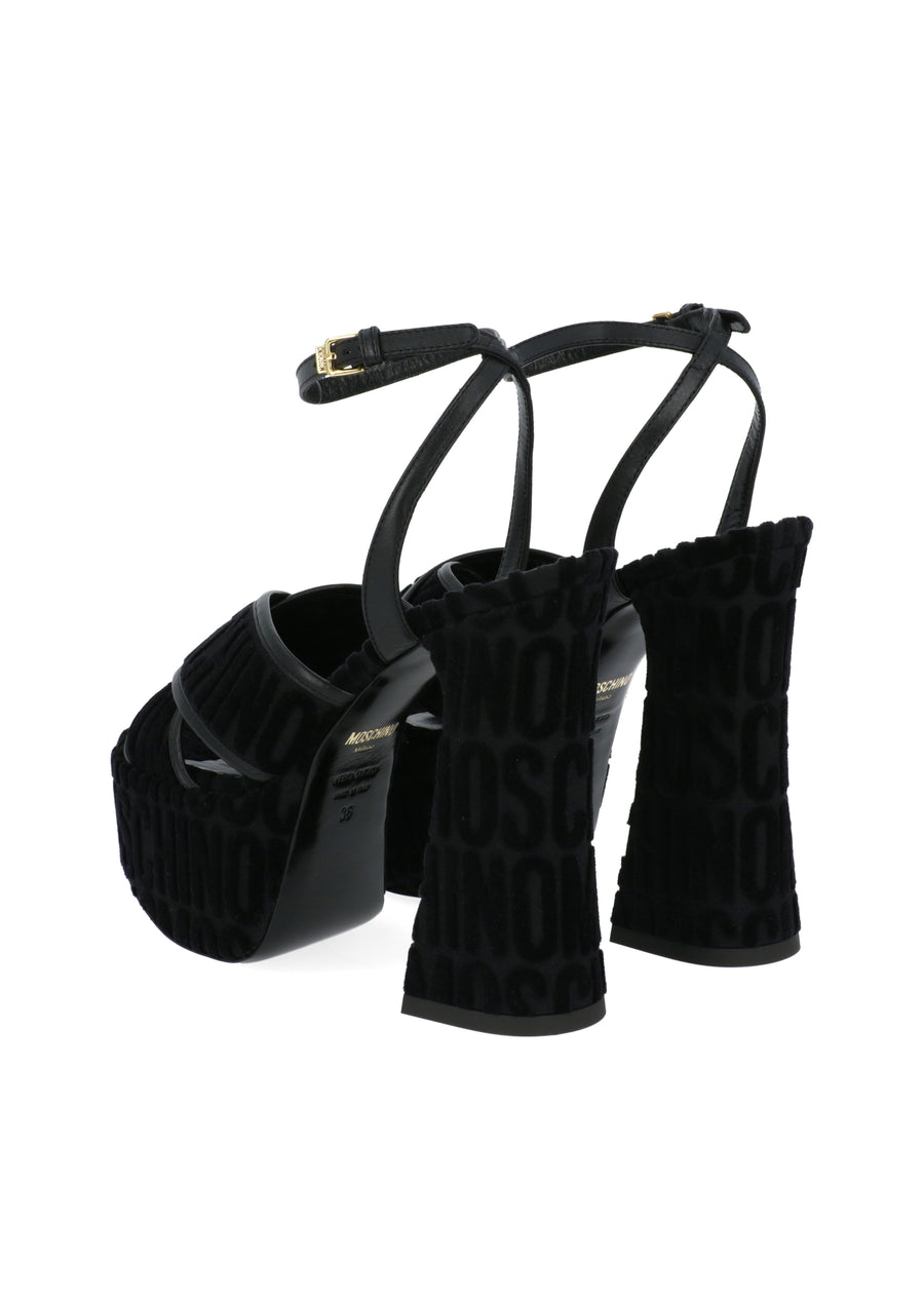Moschino Plataformas Allover Logo MSC-MN1603E