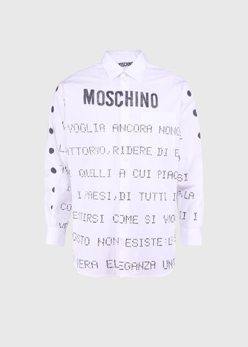 Moschino Camisa estampada MSC-ZZA0237