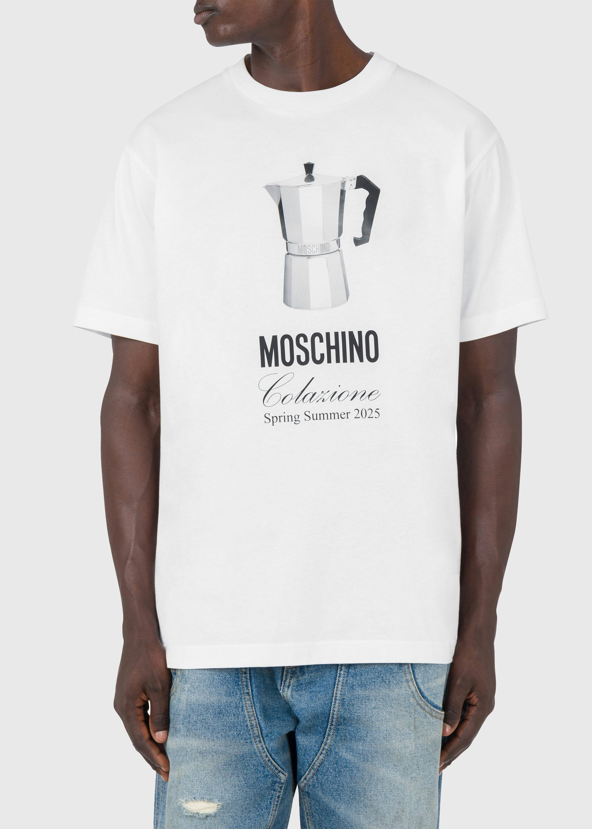 Moschino T-shirt Colazione MSC-ZZA0706