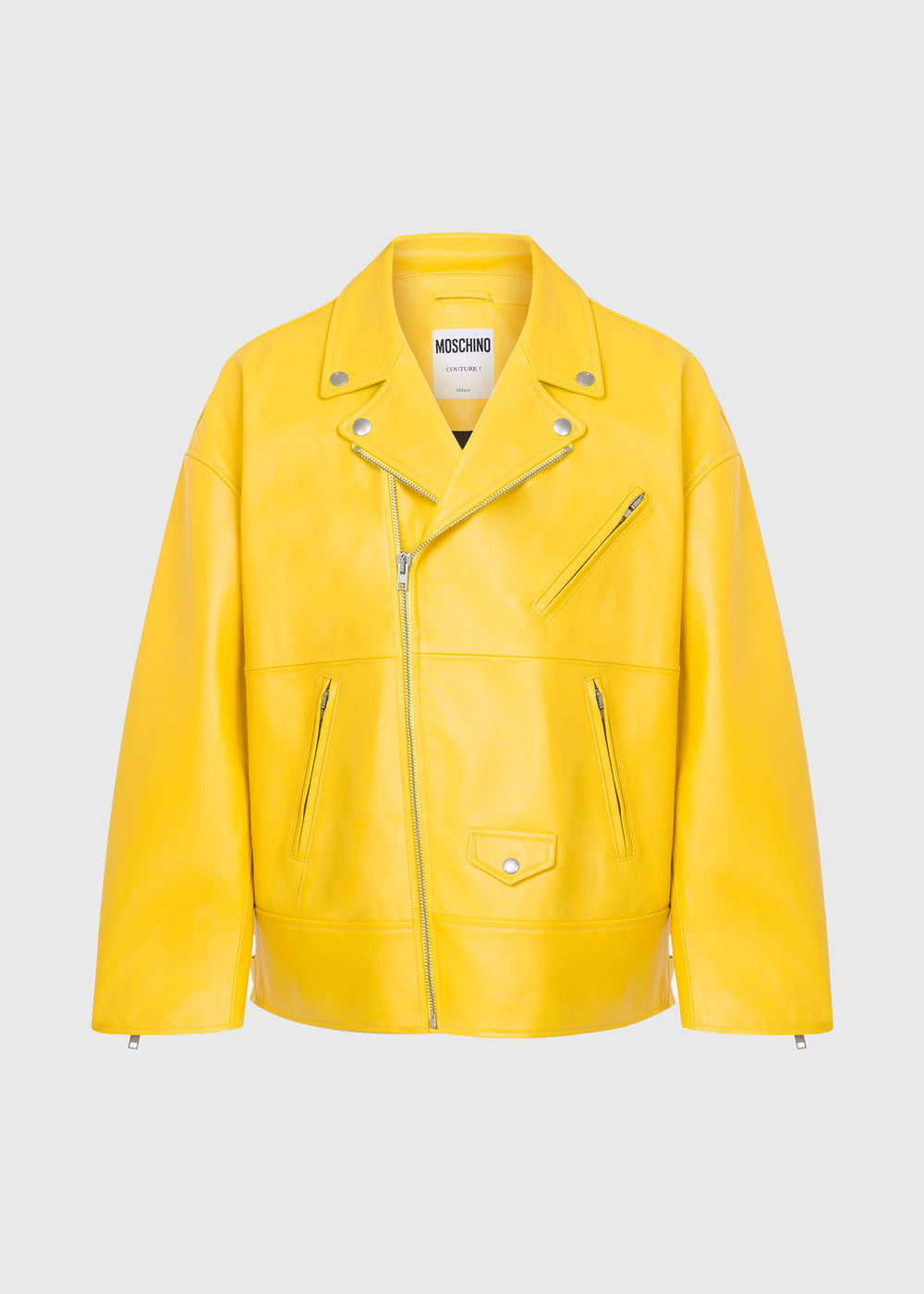 Moschino Chamarra Nappa Biker Smiley® MSC-ZZA3708