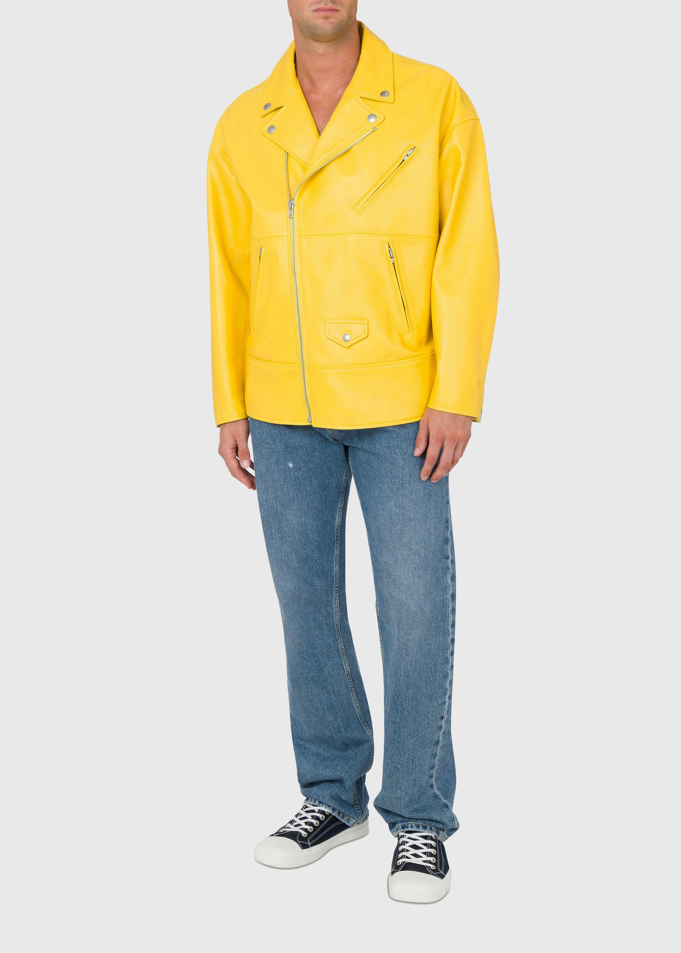 Moschino Chamarra Nappa Biker Smiley® MSC-ZZA3708