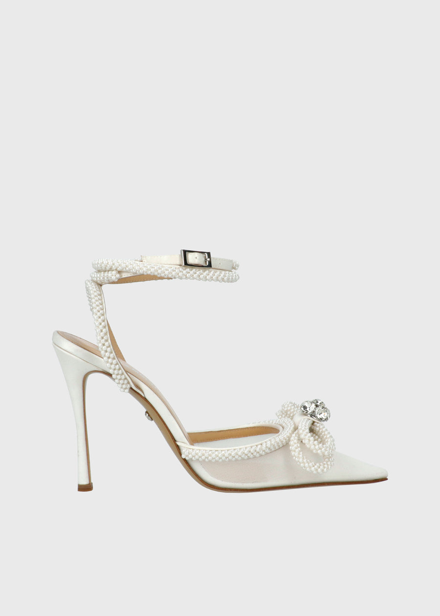 MACH & MACH Zapatilla Double Bow Perls MYM-S1126