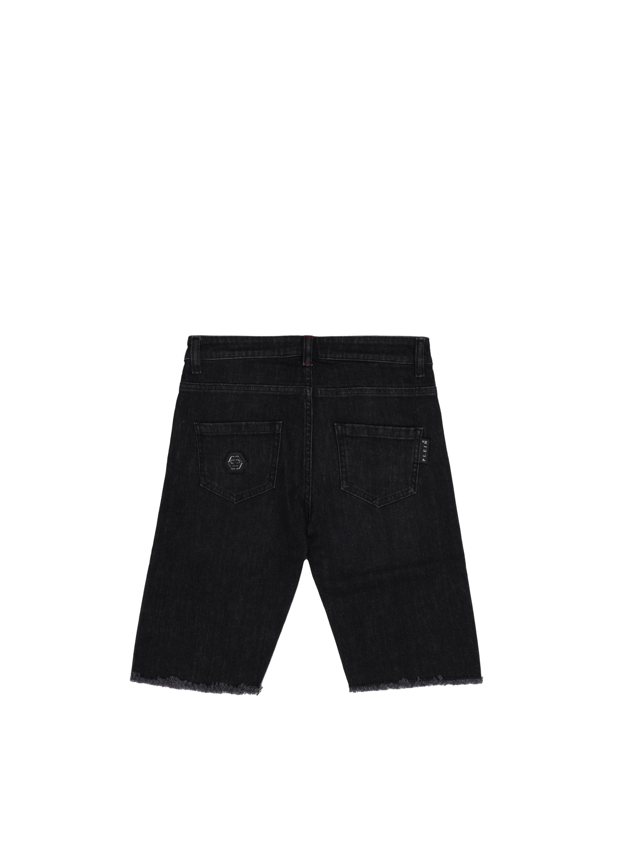 Philipp Plein Shorts desgastados PLP-2MQ000