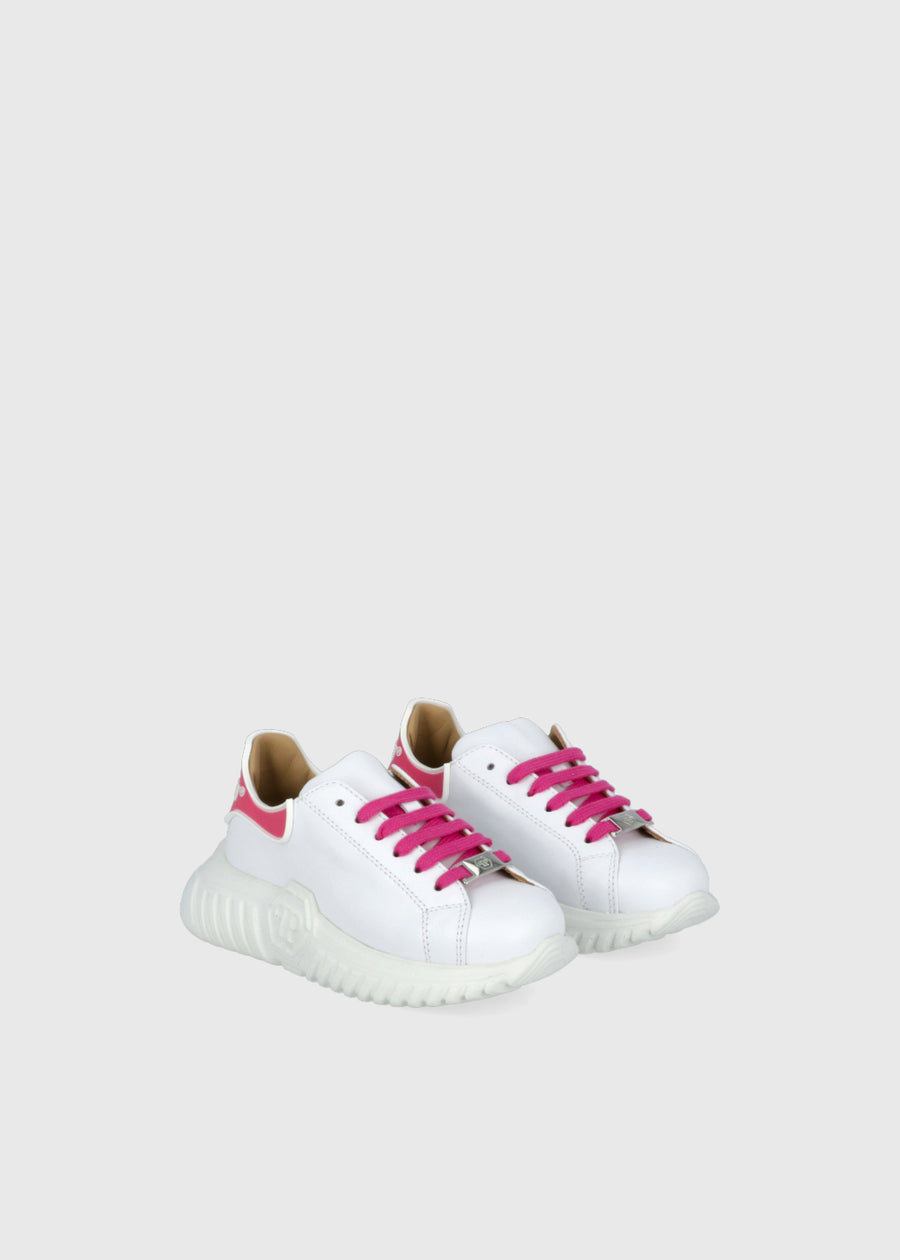 Philipp Plein Sneakers Leather Lo-Top Hexagon PLP-80000