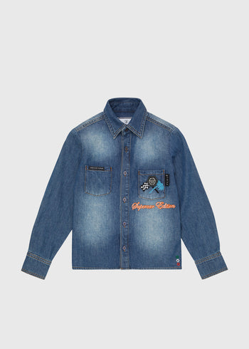 Philipp Plein Camisa denim PLP-BDP0042