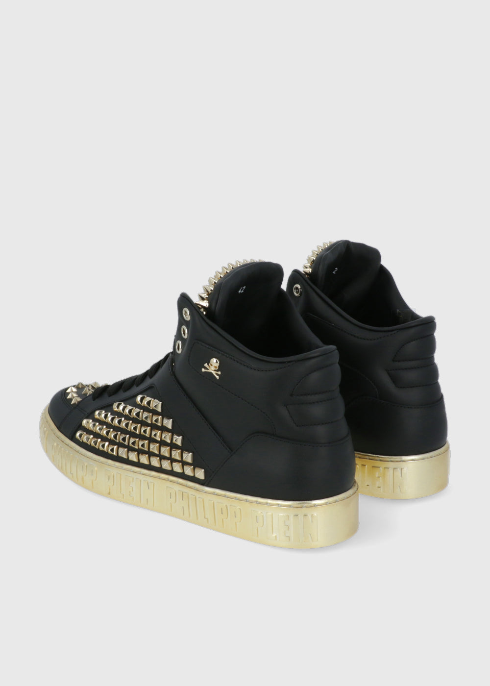 Philipp Plein Sneakers de napa con tachuelas PLP-CUSC0625