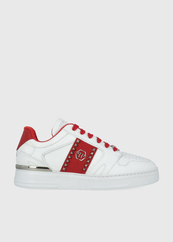 Philipp Plein Sneakers Nappa Leather Lo-Top Studs PLP-CUSC0658
