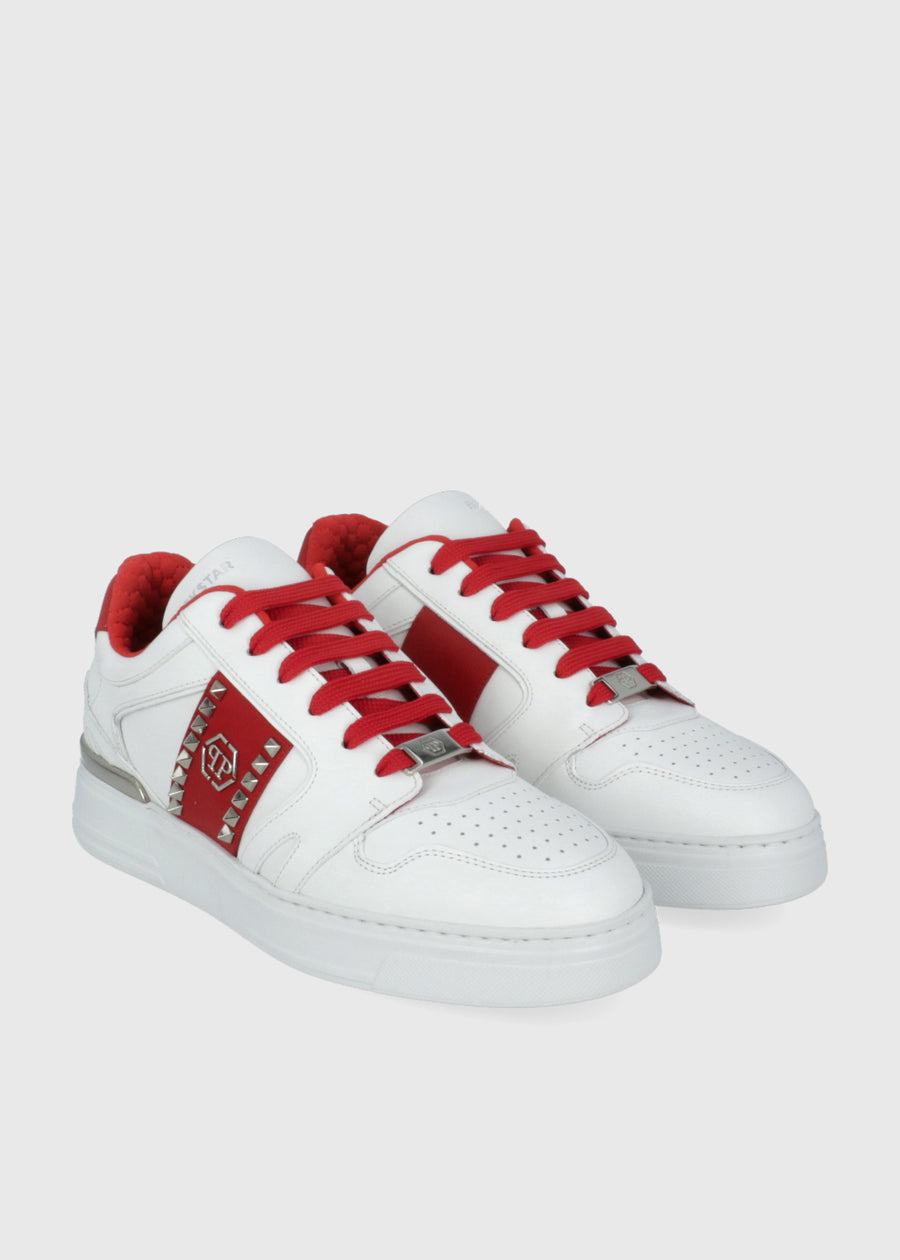 Philipp Plein Sneakers Nappa Leather Lo-Top Studs PLP-CUSC0658