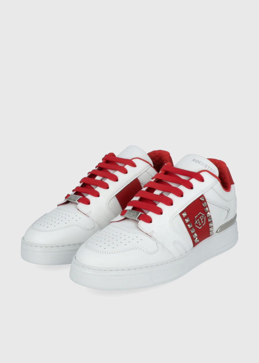 Philipp Plein Sneakers Nappa Leather Lo-Top Studs PLP-CUSC0658