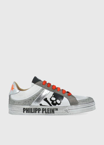 Philipp Plein Sneakers Nappa Leather Lo-Top Strass PLP-CUSC0680