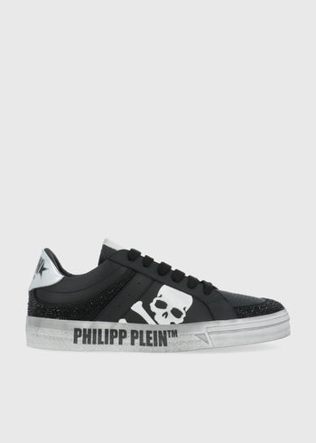 Philipp Plein Sneakers Nappa Leather Lo-Top Strass PLP-CUSC0680