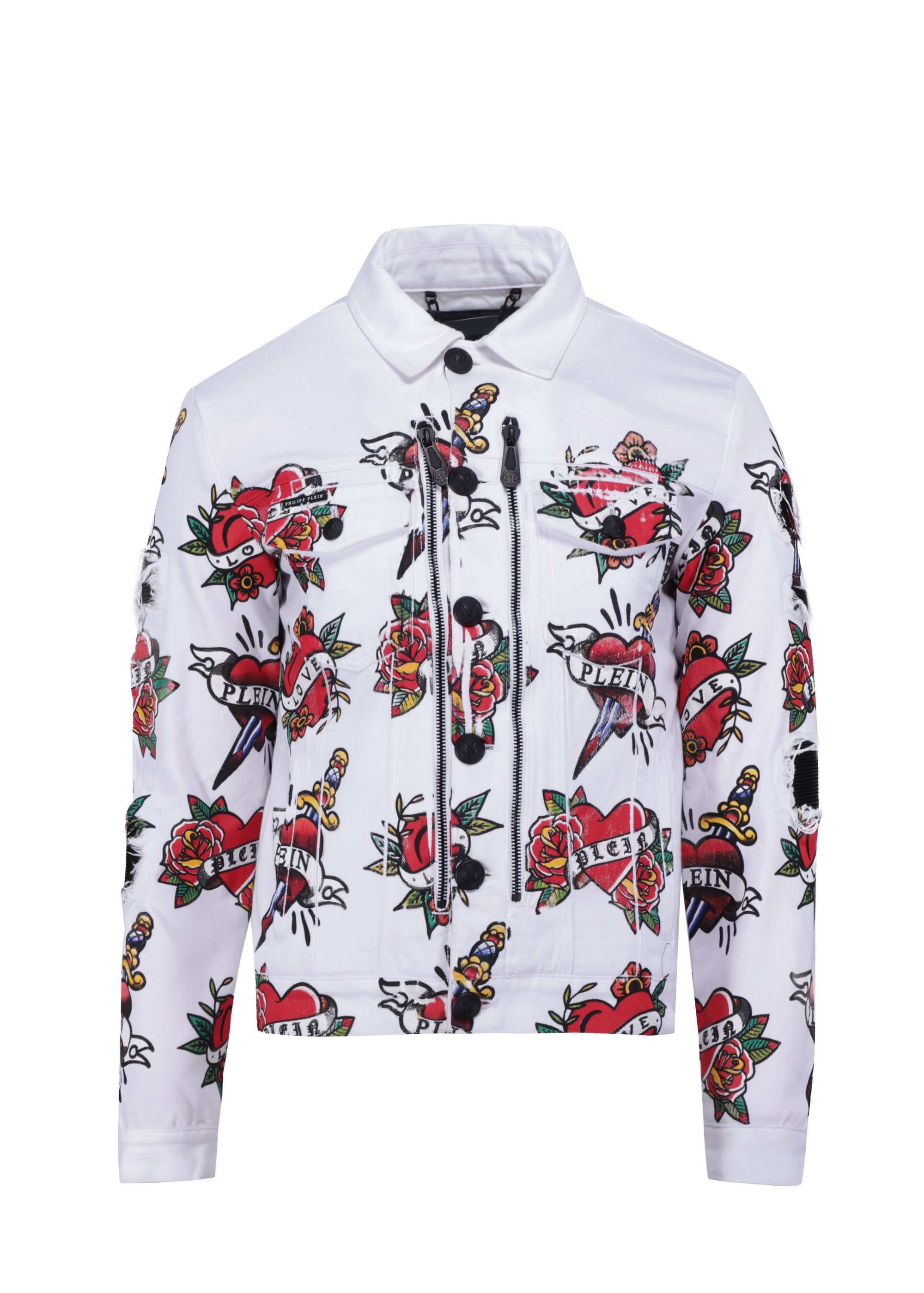 Philipp Plein Chamarra estampada PLP-MDB0544