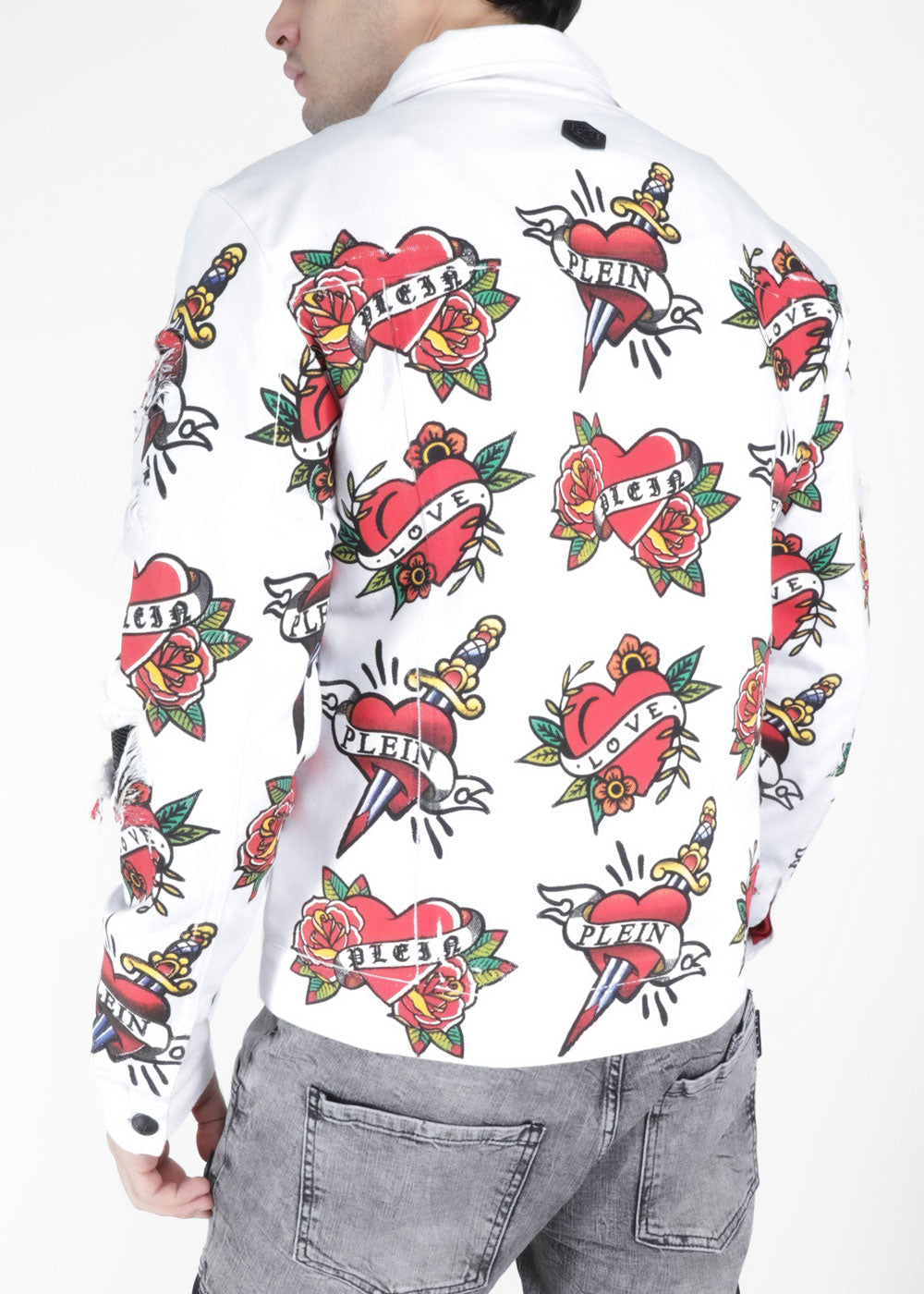 Philipp Plein Chamarra estampada PLP-MDB0544