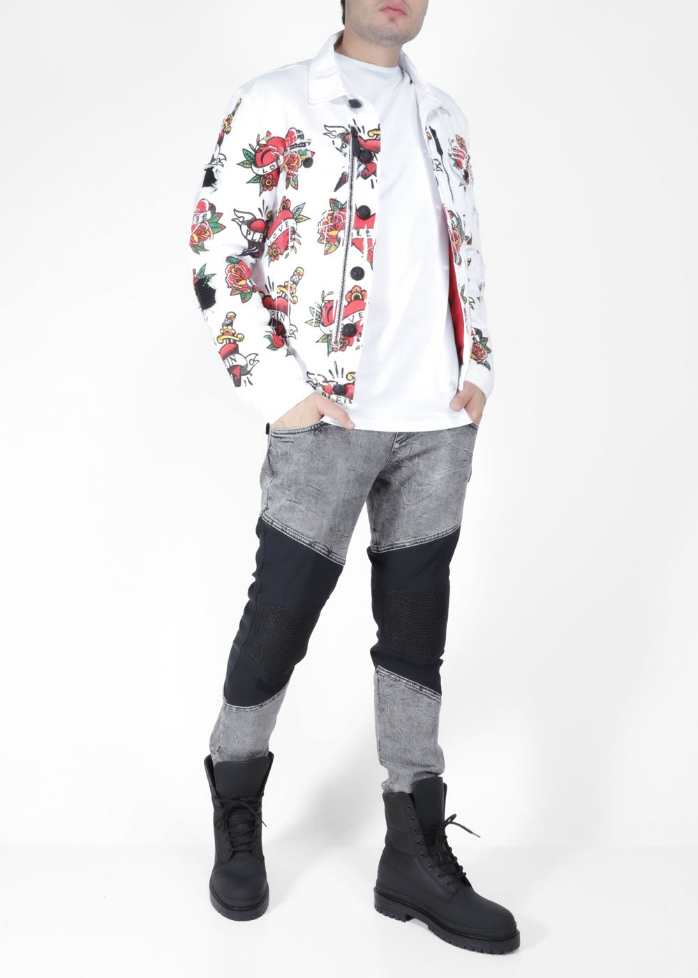 Philipp Plein Chamarra estampada PLP-MDB0544