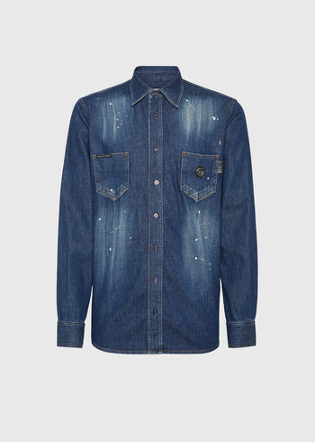 Philipp Plein Camisa denim PLP-MDP0237