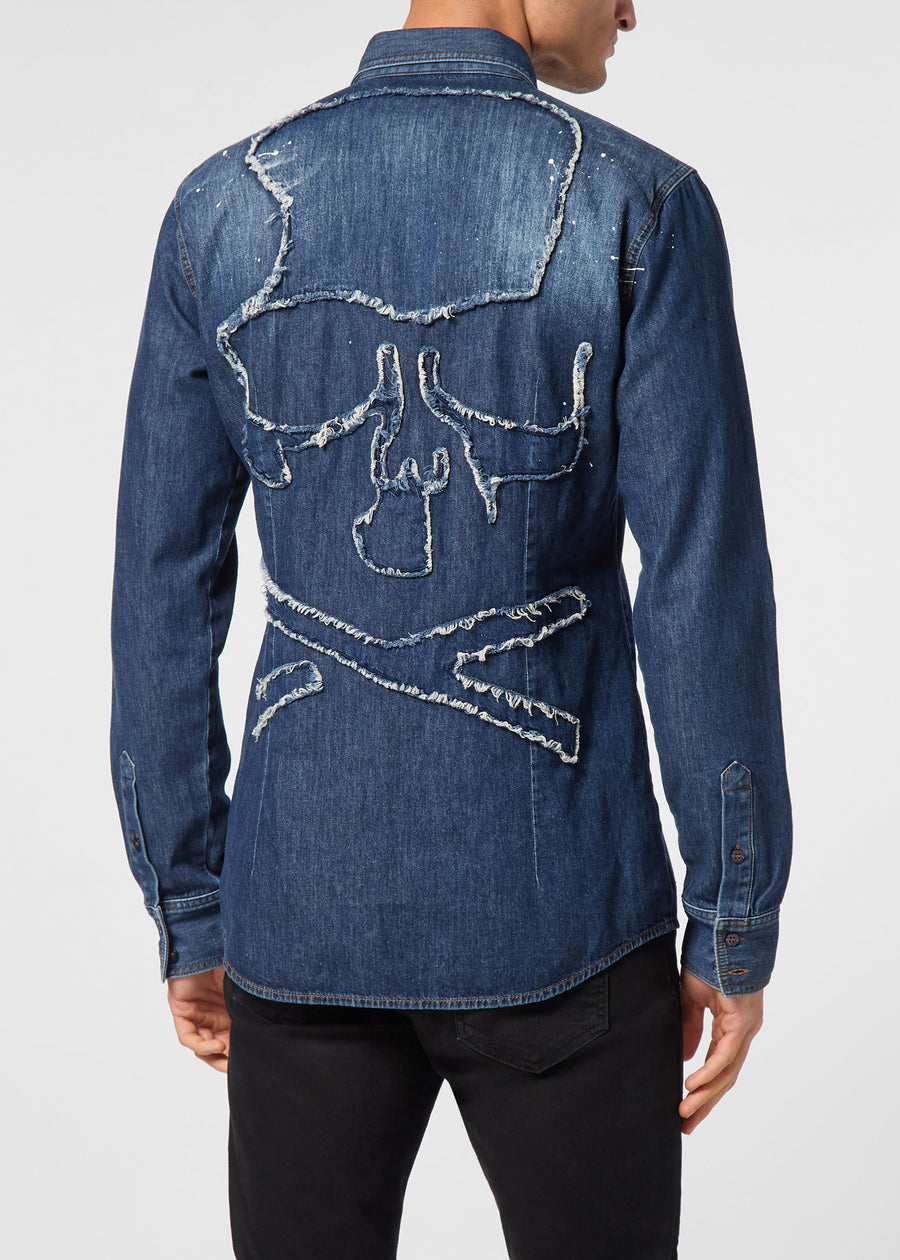Philipp Plein Camisa denim PLP-MDP0237