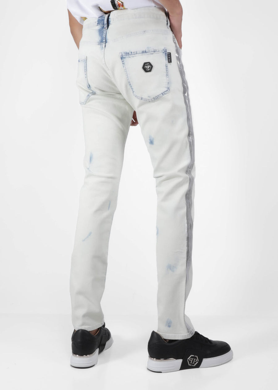 Philipp Plein Pantalon deslavado PLP-MDT3540