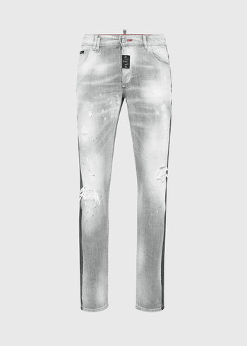 PHILIPP PLEIN Jeans rectos degastados PLP-MDT3972