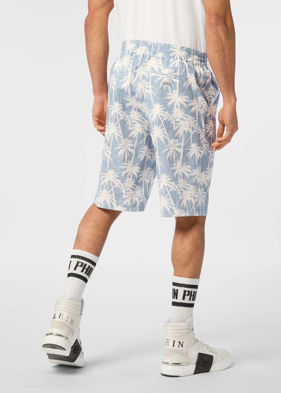 Philipp Plein Shorts de lino PLP-MRT1510