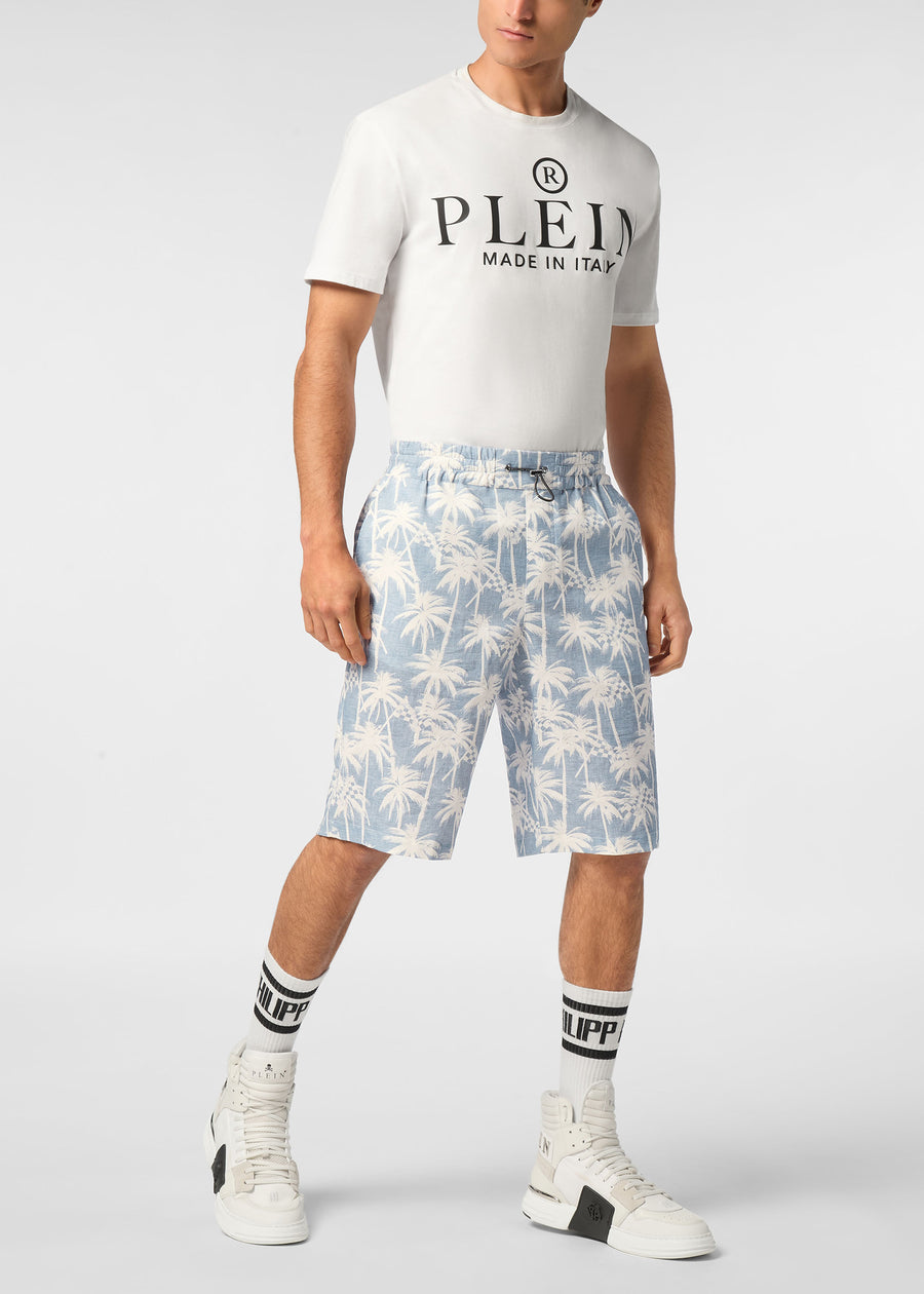 Philipp Plein Shorts de lino PLP-MRT1510