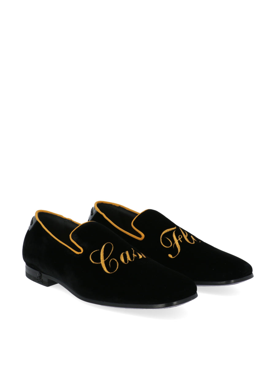 Philipp Plein Mocasines de terciopelo  PLP-MSB0712