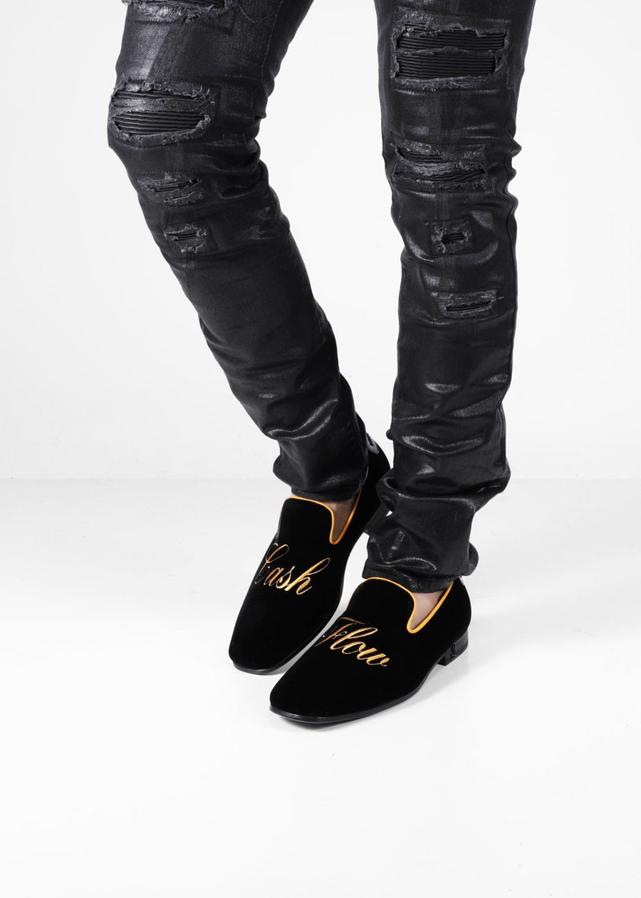 Philipp Plein Mocasines de terciopelo  PLP-MSB0712