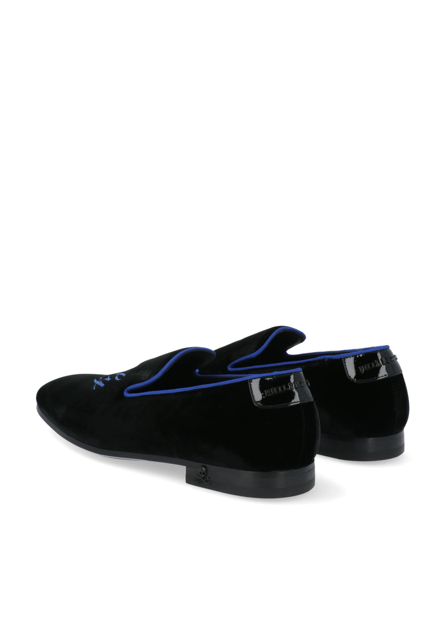 Philipp Plein Mocasines de terciopelo  PLP-MSB0712