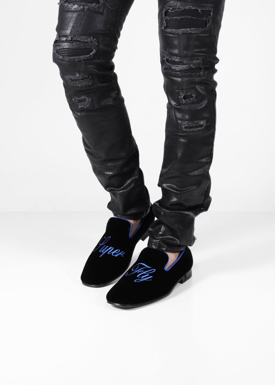 Philipp Plein Mocasines de terciopelo  PLP-MSB0712