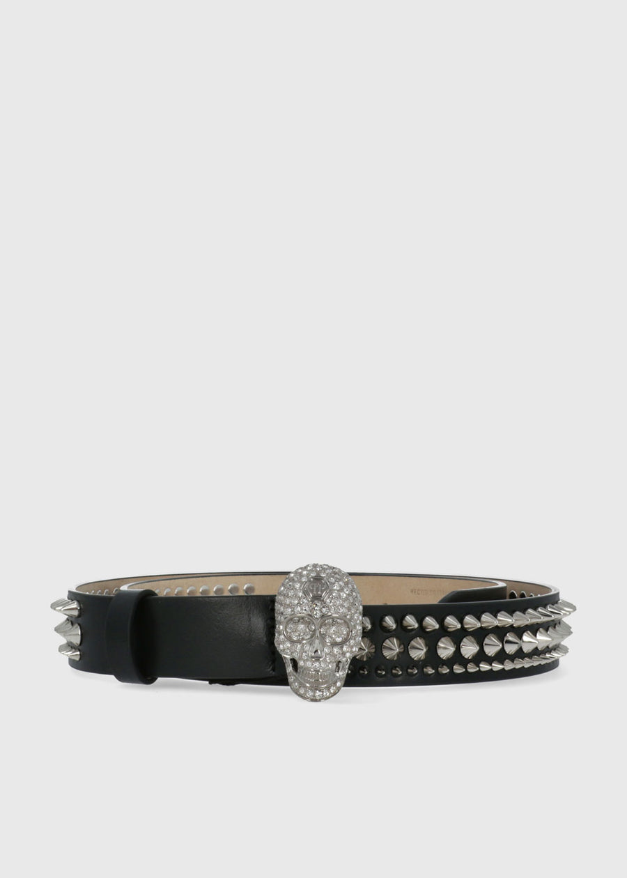 Philipp Plein Cinturón Skull con aplicaciones PLP-WAL0002