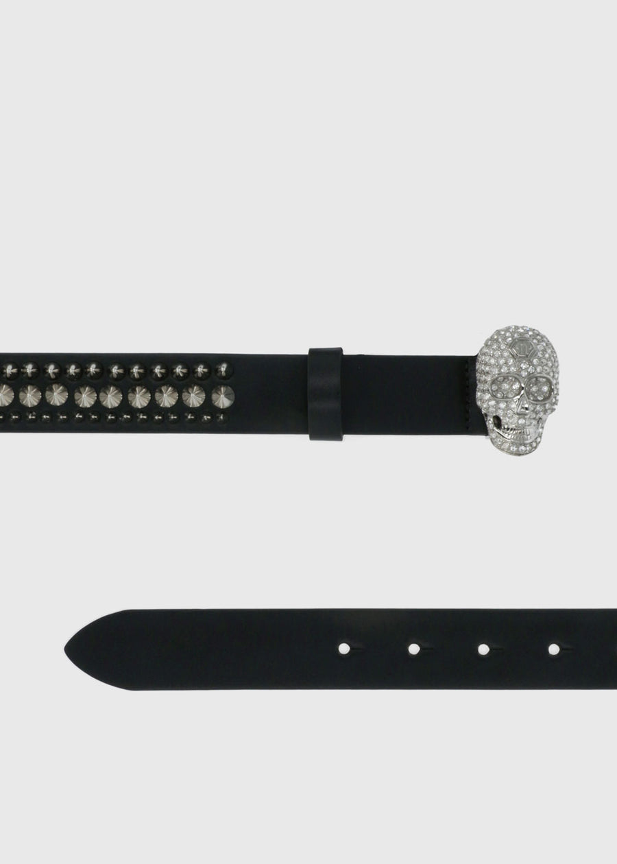Philipp Plein Cinturón Skull con aplicaciones PLP-WAL0002