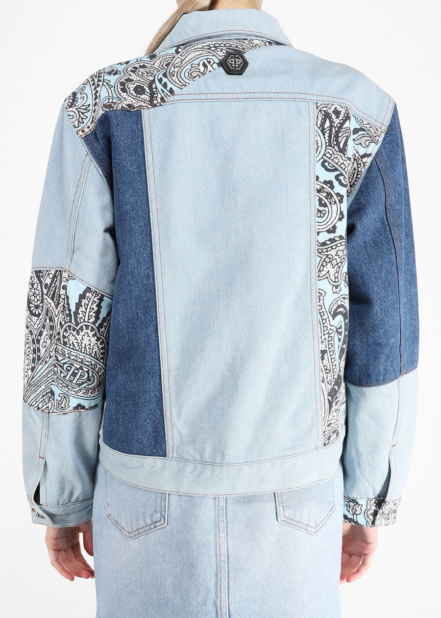 Philipp Plein Chamarra patchwork PLP-WDB0589
