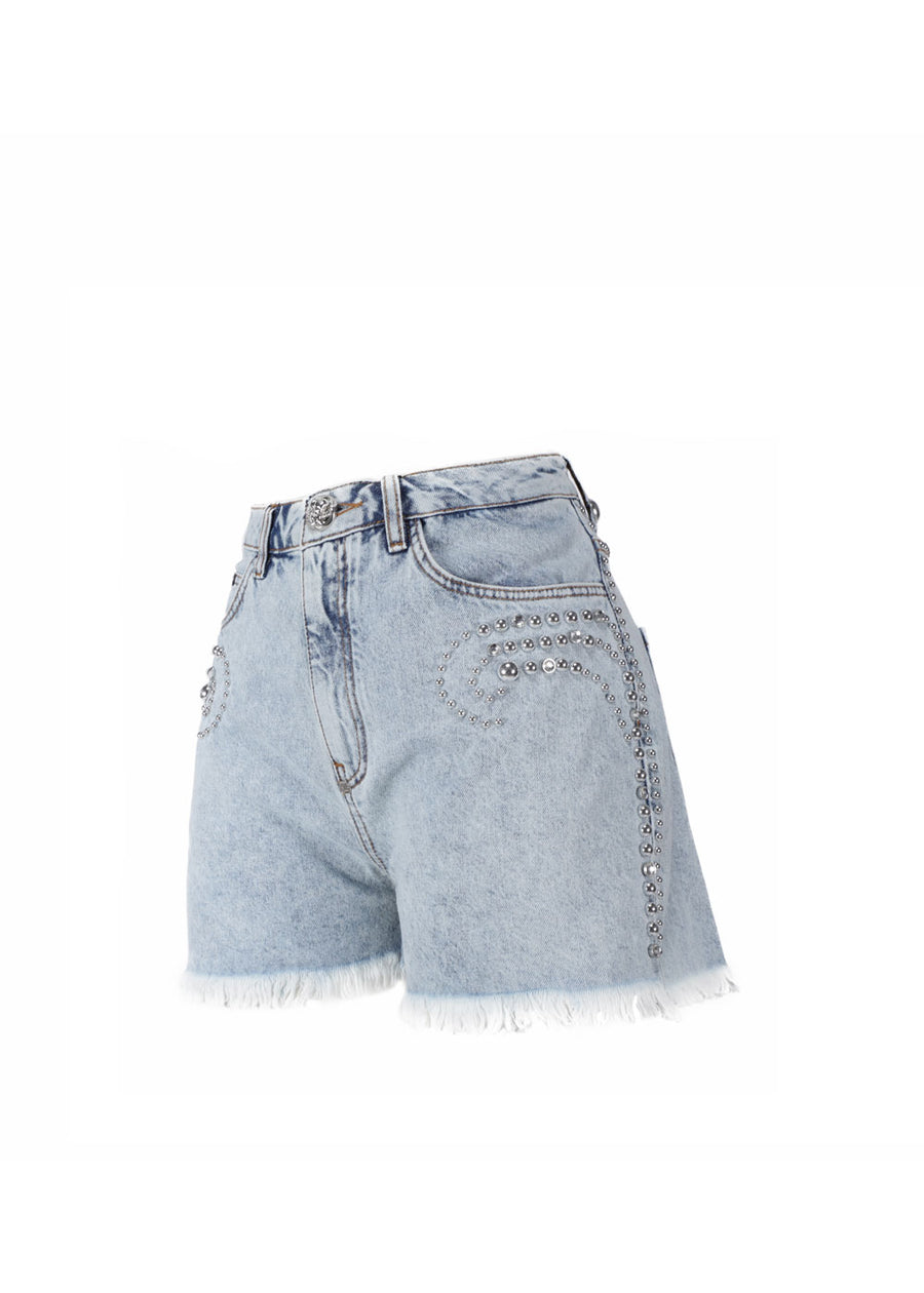 Philipp Plein Shorts con cristales PLP-WDT2356