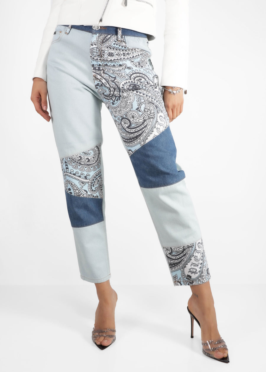 Philipp Plein Pantalón Mom Fit PLP-WDT2368