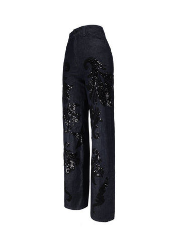 Philipp Plein Jeans con lentejuela PLP-WDT2409