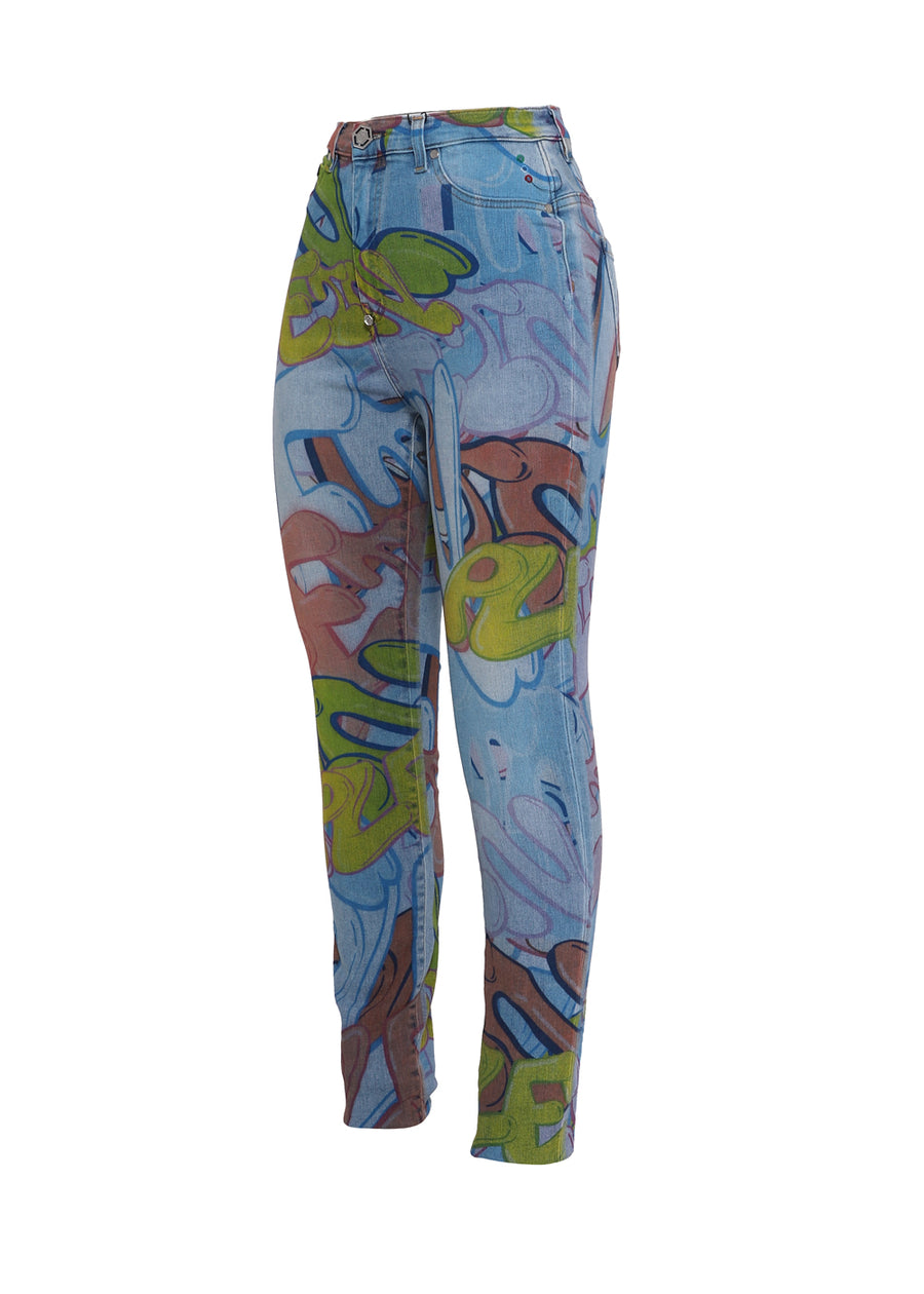 Philipp Plein Jeans estampados PLP-WDT2458