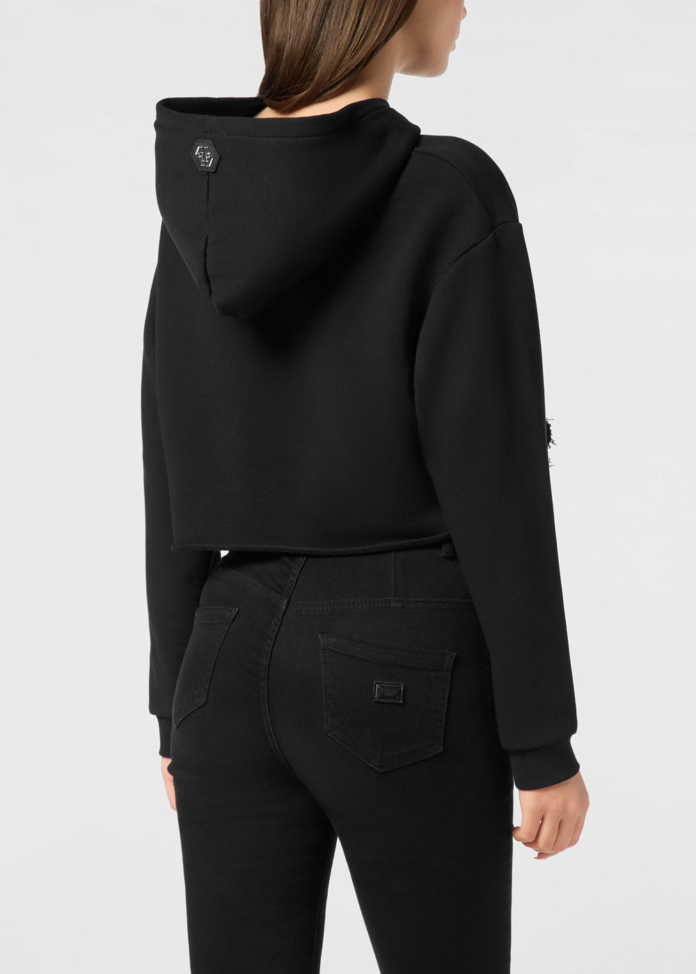 Philipp Plein Sudadera con cristales PLP-WJB1854