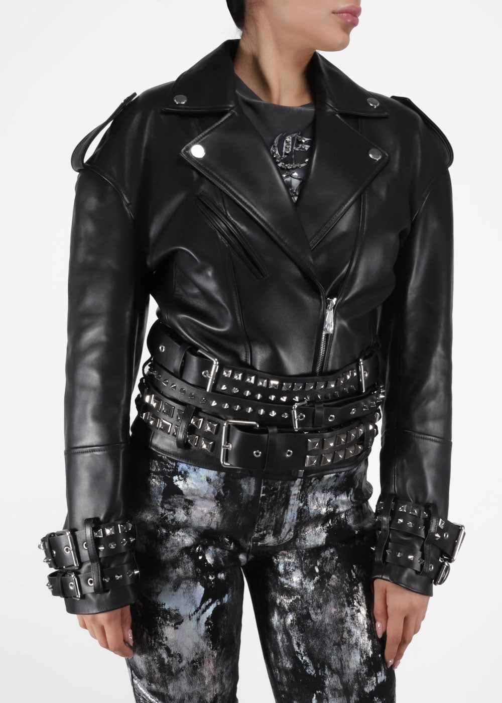 Philipp Plein Chamarra Biker PLP-WLB1052