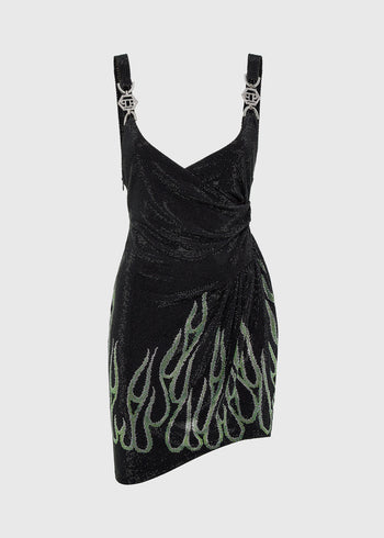 Philipp Plein Vestido corto Flame PLP-WRG3331