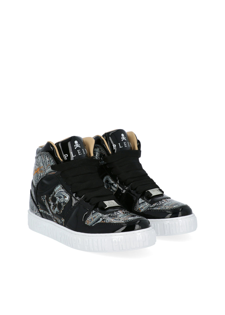 Philipp Plein Sneakers high-top Paisley para mujer PLP-WSC2697