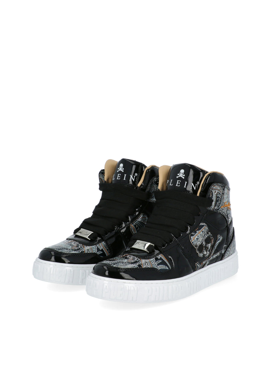 Philipp Plein Sneakers high-top Paisley para mujer PLP-WSC2697