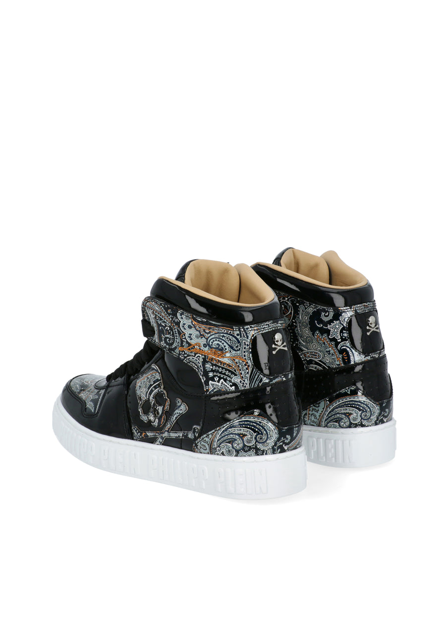 Philipp Plein Sneakers high-top Paisley para mujer PLP-WSC2697
