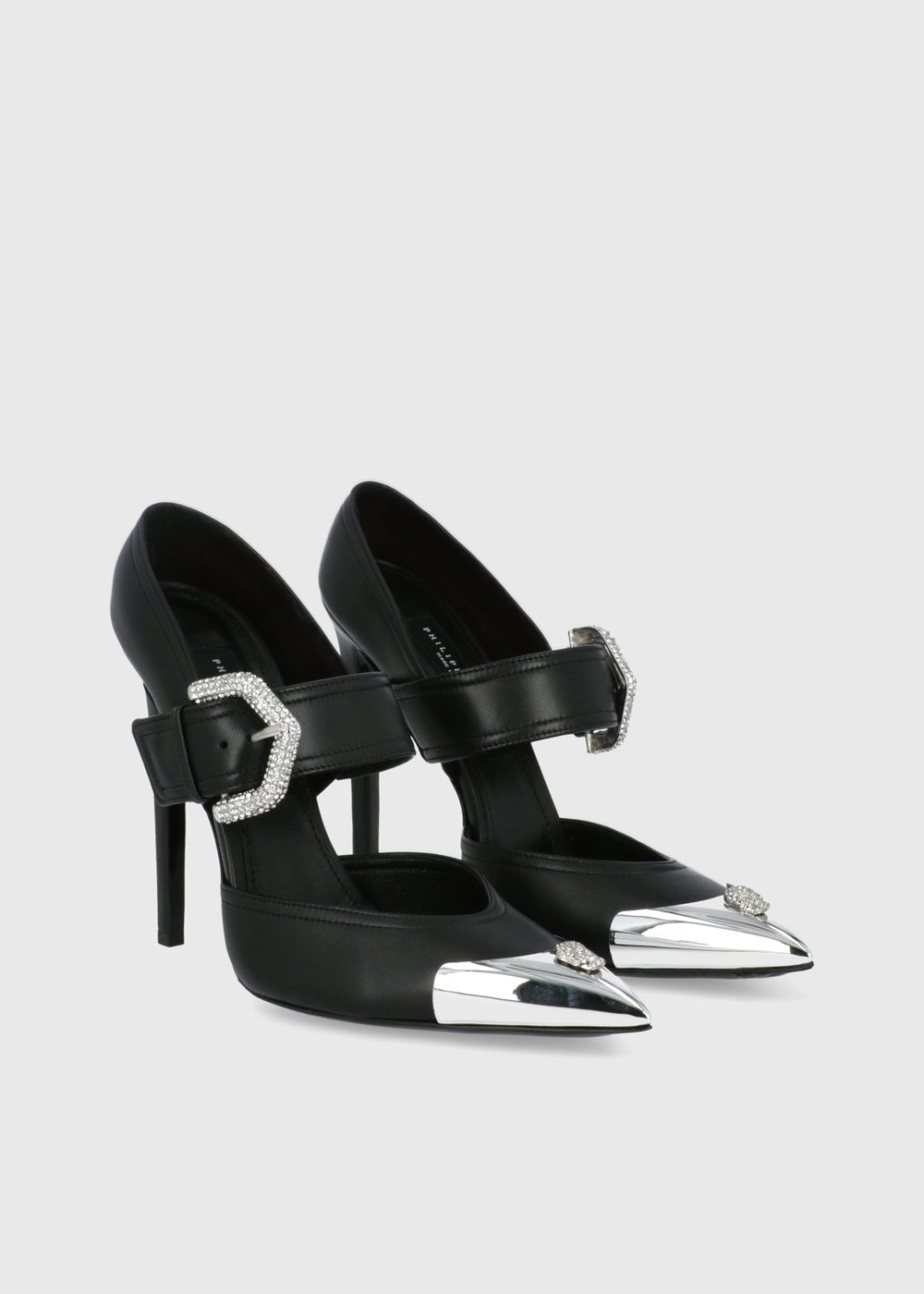 Philipp Plein Zapatillas Mules Skull Strass PLP-WSD0620